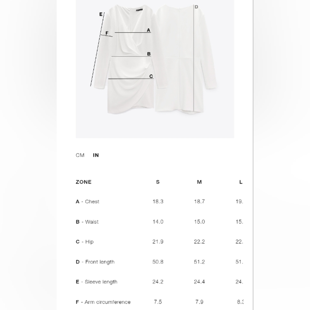 Zara Fitted Waist Poplin Dress - Picture 5 of 5